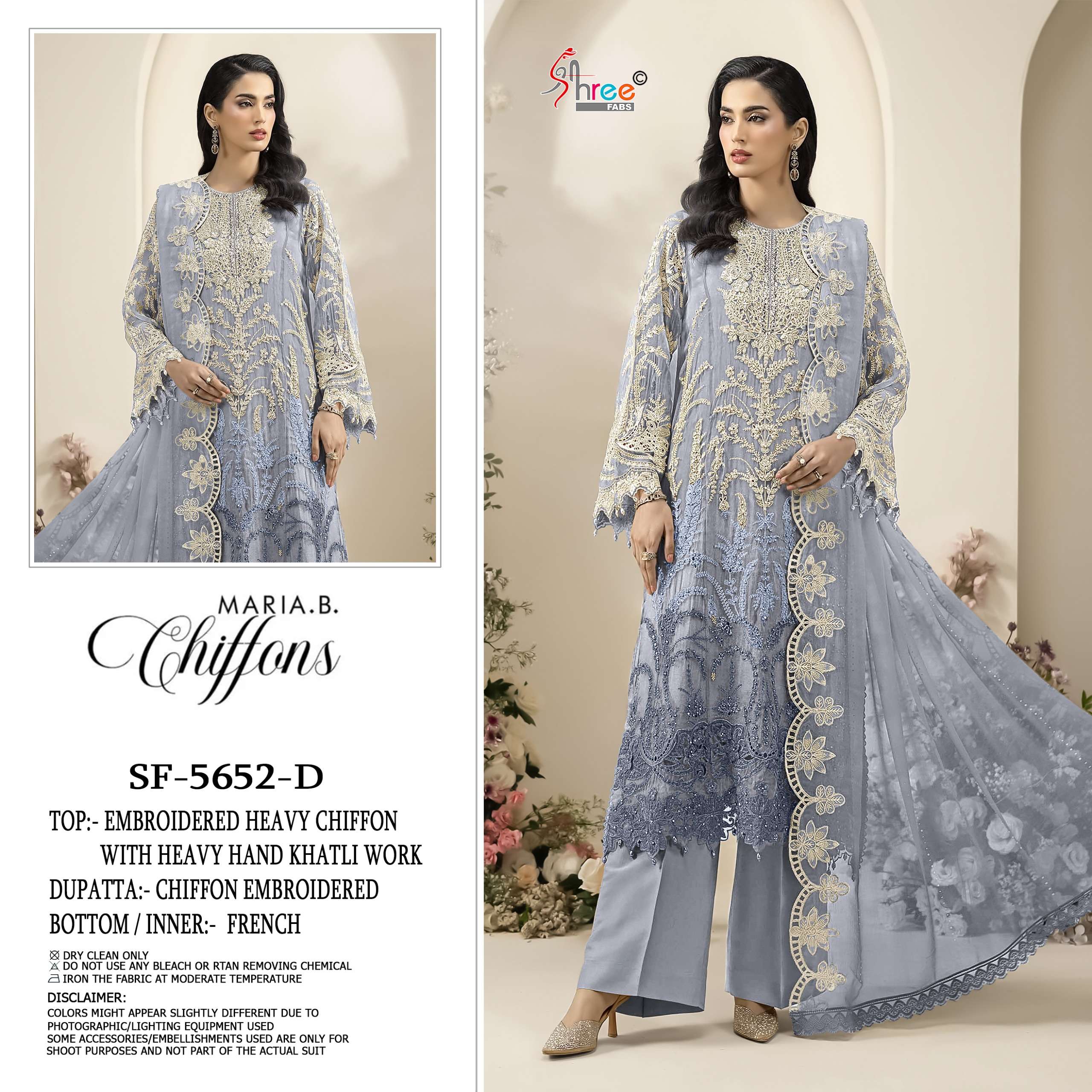 SHREE FABS SF 5652 COLOR CHIFFON DESIGNER SALWAR SUIT IN UNSTITCH THE NEXT GENERATION ETHNIC